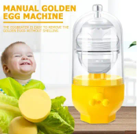 Golden Egg Maker Egg Scrambler Shaker Alat Pengocok Telur Tarik