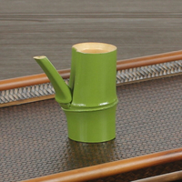 和風竹丫杯 竹制炭化啤酒杯 茶道零配件茶筒工藝品水杯茶杯竹筒