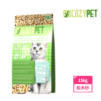 【COZY PET】100%天然松木砂15kg(貓砂)