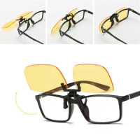 Clip-On Blue Light Filter Blocking Glasses for Men and Women, Anti-Blue Ray Eyeglasses, UV Strain Relief, Office Computer