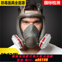 【台灣公司 可開發票】防毒面具全面罩噴漆化工消防專用6800軍工業甲醛防塵防毒面罩cos