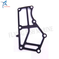 Boat Engine Exhaust Outer Cover Gasket 6AH-41114-00 for Yamaha F15C F15L F15S F20E F20M F20L F20S F20P Outboard Engine