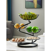 免運熱銷 多層水果盤創意家用客廳下午茶點心蛋糕架現代簡約奢華糖果乾果盤
