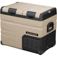 Alpicool TA45 Portable Freezer, 12 Volt Car Refrigerator, Car Fridge Dual Zone Temperature Control, 48 Quart (45 Liter) 12 V Car