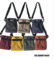 TAS POLOS SELEMPANG SCRMID JARING SLINGBAG MINI TAS DISTRO TAS BOLA KENZA CUSTOM