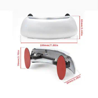 Convex 180 Degree Motorcycle Wide-angle Rearview Mirror Blind Spot Mirror