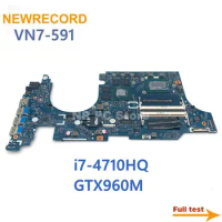 For 14206-1 448.02W02.0011 ACER VN7-591 VN7-591G Notebook Motherboard I7-4710HQ CPU GTX960M DDR3 Full Test Work