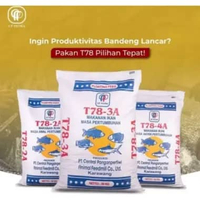 PAKAN PELET IKAN "TURBO T78-2A" Gurame,Nila,Mas,Bandeng 30KG