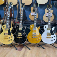 Gitar SQOE SELP 300 Les Paul Black Beauty Gold Hardware