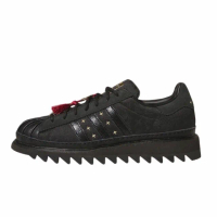 【adidas 愛迪達】CLOT x Adidas Superstar 2025蛇年春節 陳冠希 黑絲綢 麂皮 蛇年限定 男鞋 女鞋 JR5114