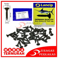 Lancip 6 X 1 Sekrup Gypsum Skrup Kayu Baut Drywall 1 Pak 1.000 Pcs Promo !