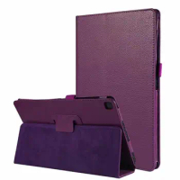 100PCS/Lot For Samsung Galaxy Tab S5e 10.5 inch 2019 T720/T725 Folio Book Style Litchi Stand PU Leather Case Cover