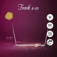 Frank & co. -See The Light Fine Light Line Necklace / Kalung Wanita