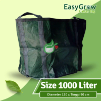 Planter Bag Ukuran 1000 Liter Easy Grow hijau pot