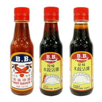 B.B. 原味水餃沾醬/辣味水餃沾醬/美美辣醬 醬油 辣醬 辣味 調味醬 沾醬 調味 沾拌醬