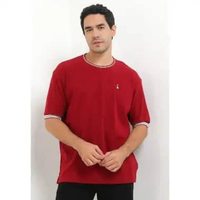 Hush Puppies Kaos Pria Strike Maroon 3XL