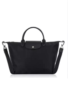 LONGCHAMP Le Pliage Neo Medium Top Handle Handbag - Black/Black