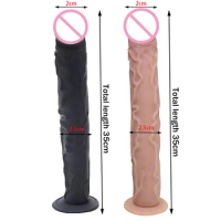 35cm Super Long Silicone Dildo Realistic Penis Masturbator Vaginal Stimulator Soft Large Dick Thick Dildo Lesbian Adult Toys