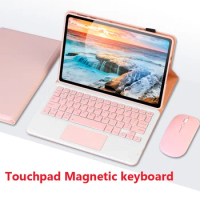Bluetooth Keyboard+Case with Mouse for Lenovo Tab P12 12.7 2023 for Xiaoxin Pad Pro 12.7 2023 Magnetic Touchpad Keybaord