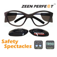 แว่นตาเซฟตี้ ZEEN PERFECT Nuvo series รุ่นมีกระบังข้าง