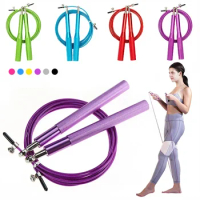 Jump Rope Ultra-speed Skipping Rope Steel Wire jumping ropes for Boxing Gym Fitness Training 3 Meters Adjustable Speed Gym