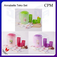 Annabelle Teko Set /Jug Infused Set Plus 5 Gelas