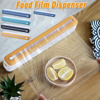Food Cling Film Dispenser Plastic Wrap New Dispenser Cutter Aluminum Foil Slider Stretch Film Cutter Kitchen Accessories