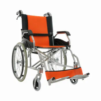 Aluminum Alloy Folding Wheelchair Manual Wheelchair for the Elderly and Disabled