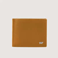 【BRAUN BUFFEL 德國小金牛】台灣總代理 亞當 5卡透明窗皮夾-淺棕色(BF504-316-CS)