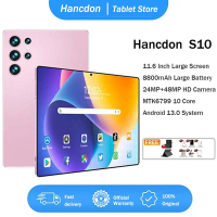 Hancdon Tablet S10 11.6\ IPS Layar HD 16GB+1024GB 5G Dual SIM WiFi Android 48MP Kamera 8800mAh Bater