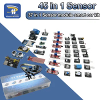 45 in 1 Sensors Modules 16 Kinds Starter Kit For Arduino Raspberry Pi , Better Than 37 in 1 With Box DIY UNO R3 MEGA2560