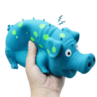 A Great  Pet Dog Sounding Piggy Squeak Bite Resistant Toys for Small Large Dog Interactive Puppy Toy