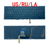 New US Russian Latin Laptop RGB Backlit Keyboard For HP OMEN 15-DC 15-DH 15-DC1001UR Notebook PC Replacement