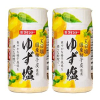 日本進口大逸昌柚子鹽柚子味胡椒鹽涼拌炒菜燒烤調味料蘸拌料80g - 大逸昌柚子鹽80g*2瓶