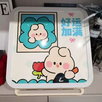浴室壁畫收納櫃摺疊儲物箱衛生間掛畫收納置物架免打孔衣服收納盒