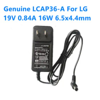 Genuine US Plug LCAP36-A 19V 0.84A ADS-18FSG-19 AC Adapter For LG 19M38A 19M38D 19M38H 22MK430H 22MK400A Power Supply Charger