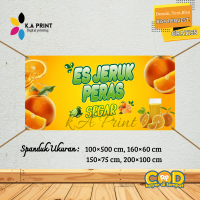 Cetak Spanduk Banner Ee Jeruk Peras Kuning Jadul Bisa Request Merah MMT Spanduk Custom 200×100 [HARG