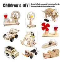 DIY Rakitan Puzzle Kayu Mainan Edukatif Kreatif Membuat Mainan Sendiri Fisika Kinetik Science Hand G