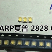 50PCS For Sharp LED Backlight High Power LED 0.8W 2828 6V Cool white 43LM GM2CC3ZH2EEM TV Application