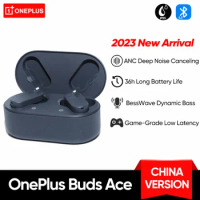 New OnePlus Buds Ace TWS Earphone Bluetooth 5.3 Deep Noise Canceling Gaming Headphone 36 Hours Battery Life For Oneplus 11 10Pro