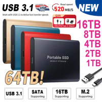 Original 2tb external hard drive 1TB portable external SSD Mini Hard Disks High-speed Drive External Solid State Hard Drive New