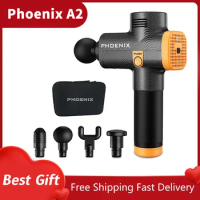 Phoenix a2 Fitness Massage Gun Percussion Deep Muscle Massager Pain Relief Body Relaxation Fascial Gun Best Gift