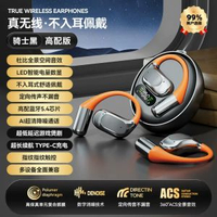 內地直送 - AI翻译蓝牙耳机不入耳挂耳式旋转设计风火轮蓝牙耳机开放式