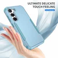 For Samsung S23 Ultra Plain Shockproof Hard Protection Case for Samsung Galaxy S23 Ultra S 23 Plus 5G Non-Slip Phone Accessories