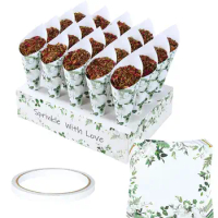 Wedding Confetti Cone Stand Box Stand Tray Box Total Of 20 Holes For 20 Confetti Cone Wedding Confetti Container DIY Kraft Paper