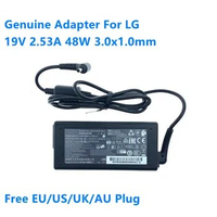 Genuine 19V 2.53A 48W PA-1650-43 DA-48F19 ADS-48MSP-19 AC Power Adapter For LG Gram 14Z980 15Z970 15Z980C 13Z990 Laptop Charger