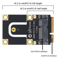 NGFF wireless network card to Mini pci-e adapter card m.2 to pcie suitable for AX200 wireless network card Bluetooth