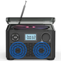 CD boombox Rechargeable with good sound portable CD player with bluetooth FM radio USB/TF Card mp3
