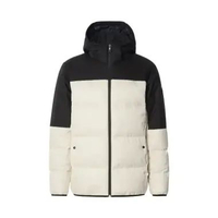Hugo Boss OW_Block-X Water-Repellent Jacket with Down Filling and Detachable Hood Open White XL Whit