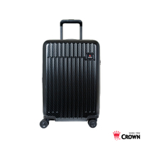 (5/5限定價)CROWN 皇冠 21吋 防盜拉鍊箱拉桿箱 登機箱 行李箱